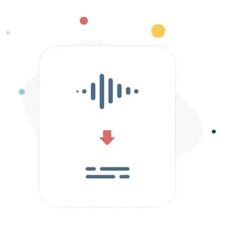 Stap 2: Triple8 converts your audio into text