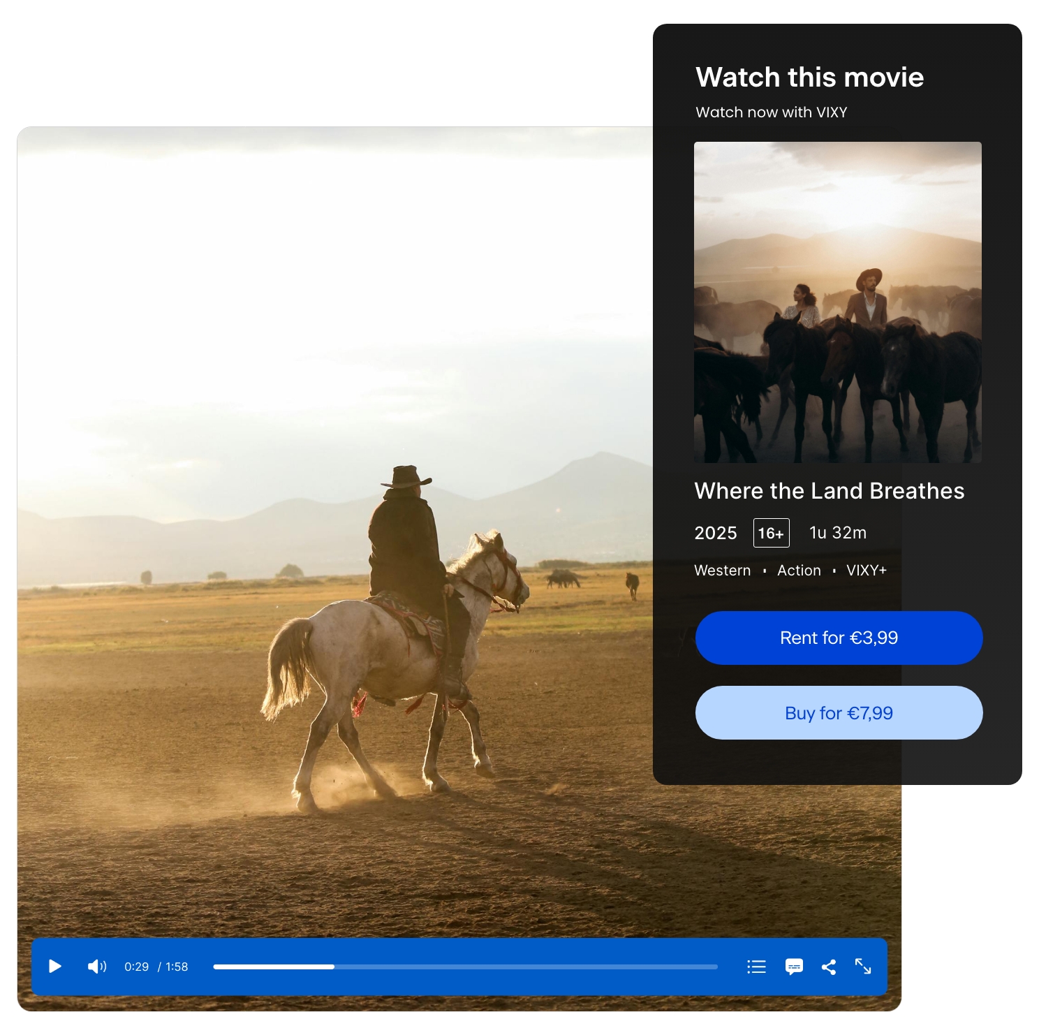 TVOD platform (Pay-Per-View)